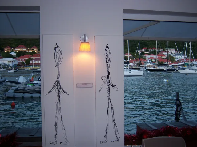 Photographie d’archive : Exposition à Saint-Barthélemy