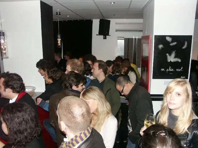 Photographie d’archive : Inauguration du Mécène Café - Paris
