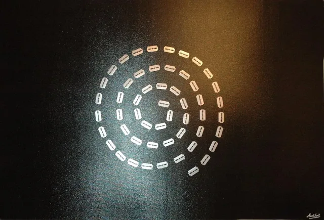 Œuvre « Le tourbillon de lame », Layticia Audibert